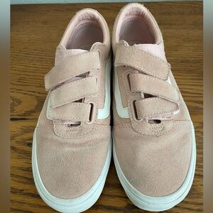 VANS women’s Old Skool pink suede EUC size 7.5